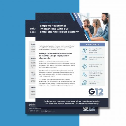 Contact Center as Service Contact Center as Service